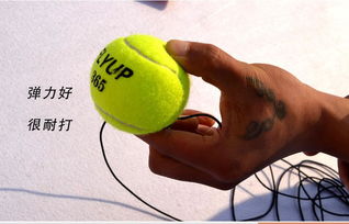 FLYUP 运动户外 网球 弹力大带绳回弹网球单人自练初学训练包邮